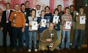 Die Sieder der Meisterklassen 1-3, der U18, U16 und U18.